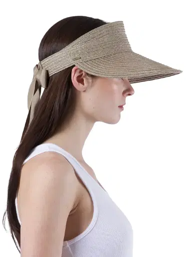 Eugenia Kim Women's Ricky Vented Hemp-Blend Visor | Thumbnail 5 Eugenia Kim Women's Ricky Vented Hemp-Blend Visor | Thumbnail 5