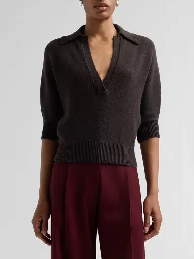 Proenza Schouler Women's Vella Cashmere Knit Top | Thumbnail 4 Proenza Schouler Women's Vella Cashmere Knit Top | Thumbnail 4