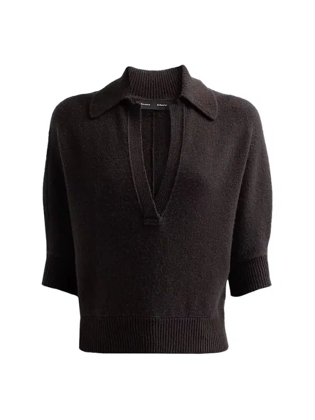 Proenza Schouler Women's Vella Cashmere Knit Top - Espresso