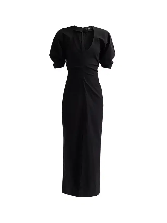 Proenza Schouler Women's Clarissa Stretch Cotton Midi-Dress - Black