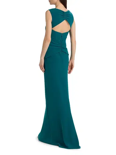 Amsale Women's Twisted Cut-Out Gown | Thumbnail 5