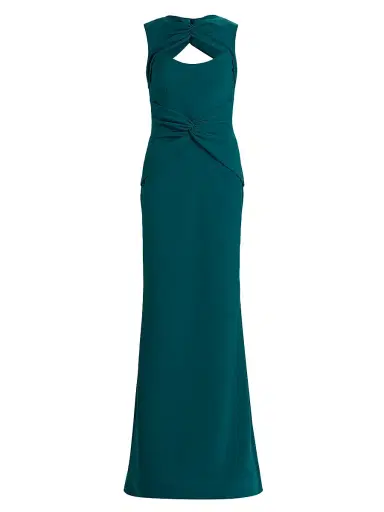Amsale Women's Twisted Cut-Out Gown | Thumbnail 1