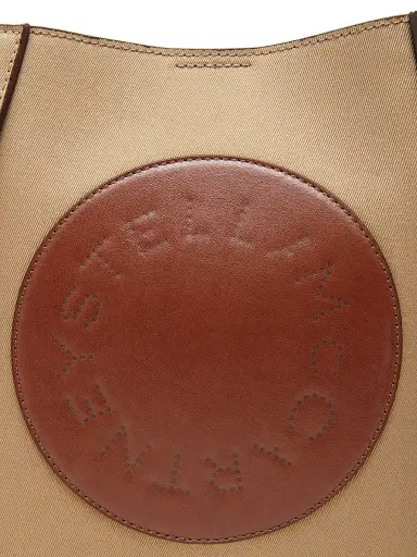 Stella McCartney Women's Logo Cotton Canvas Crossbody Bag | Thumbnail 5