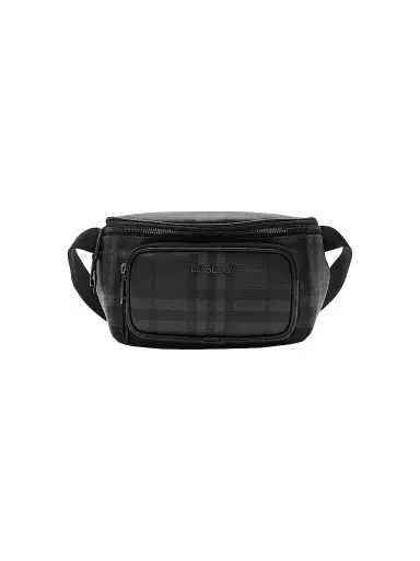 Burberry Men's ML Iron Check Belt Bag - Iron | Thumbnail 1