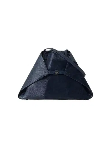 Akris Women's Ai Medium Leather Tote Bag - Denim | Thumbnail 1