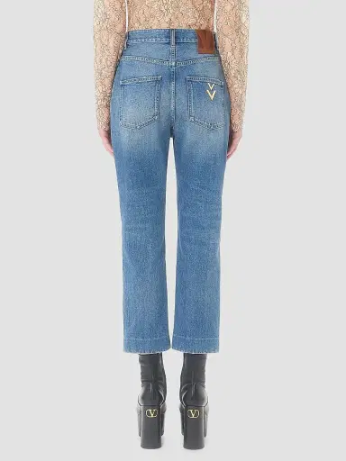 Valentino Garavani Women's Denim Pants - Denim - Size 24 | Thumbnail 5 Valentino Garavani Women's Denim Pants - Denim - Size 24 | Thumbnail 5