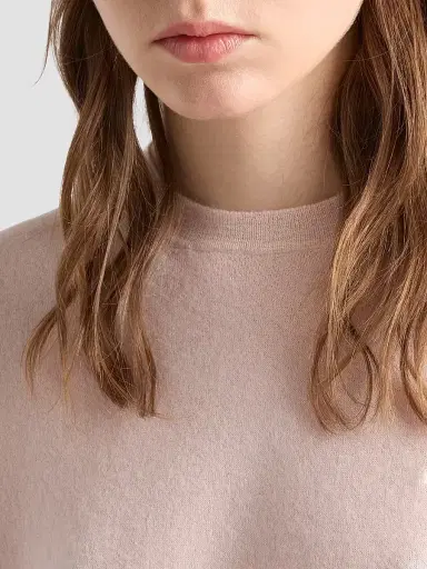 Prada Women's Short-Sleeved Cashmere T-Shirt - Pink - Size 8 | Thumbnail 5 Prada Women's Short-Sleeved Cashmere T-Shirt - Pink - Size 8 | Thumbnail 5
