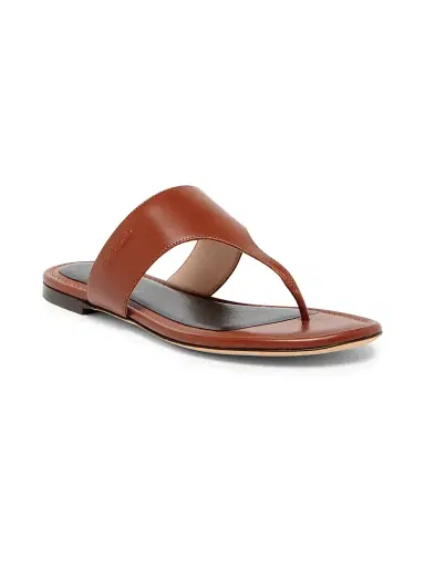 Tom Ford Women's Leather Thong Sandals - Hazelnut - Size 11 | Thumbnail 2