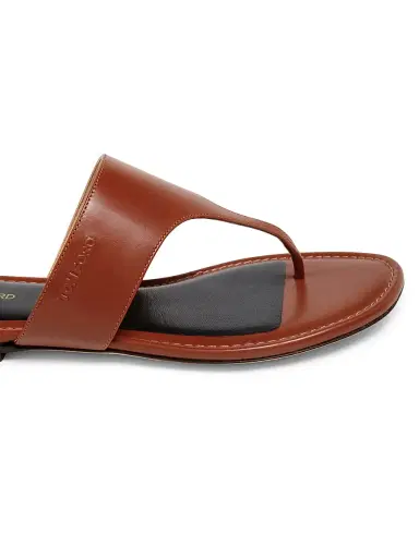 Tom Ford Women's Leather Thong Sandals - Hazelnut - Size 11 | Thumbnail 5