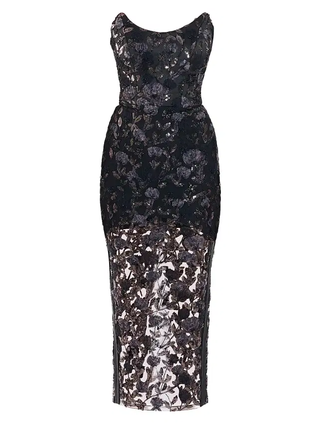 Zhivago Women's Roses & Their Ashes Cocktail Dress - Black