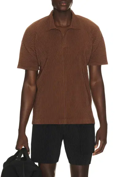 Homme Plissé Issey Miyake Color Pleats 2 Polo Shirt | Thumbnail 5