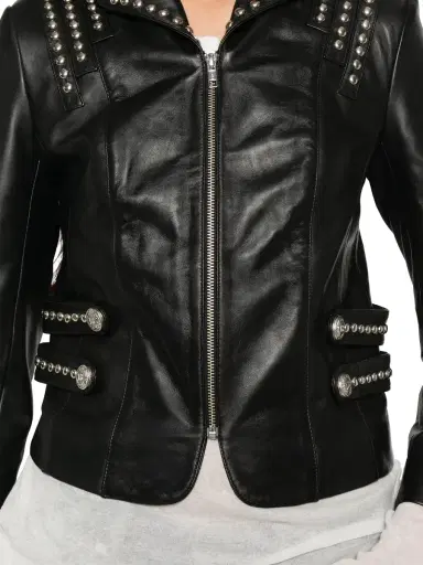 R13 Lou Studded Leather Jacket | Thumbnail 5 R13 Lou Studded Leather Jacket | Thumbnail 5