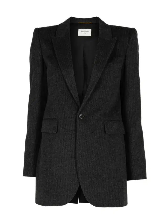 Saint Laurent Single-Breasted Wool-Cashmere Blazer