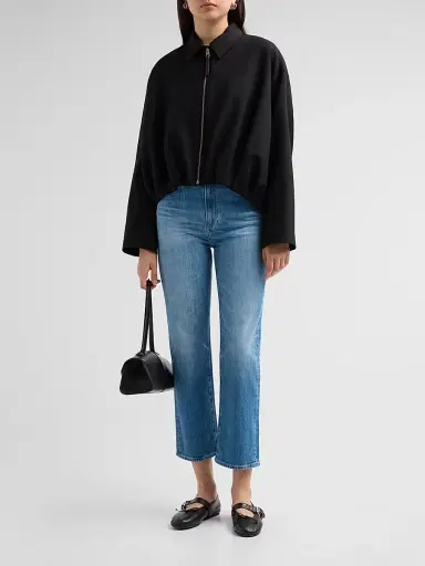 AG Jeans Women's Brinley Faded Wash Crop Jeans - Owens Valley - Size 31 | Thumbnail 2