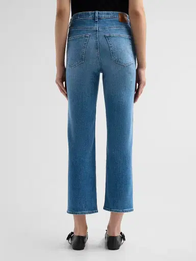 AG Jeans Women's Brinley Faded Wash Crop Jeans - Owens Valley - Size 31 | Thumbnail 3