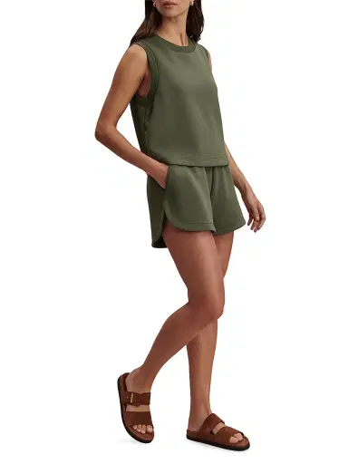 Varley Women's Shea Cropped Tank - Thyme | Thumbnail 2
