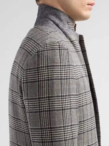 Kiton Men's Plaid Cashmere Sport Coat - Blue - Size 44 | Thumbnail 7