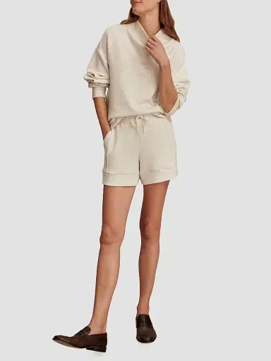 Varley Women's Atrium Jersey Drawstring Shorts - Marl | Thumbnail 2