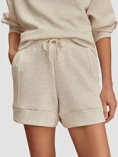 Varley Women's Atrium Jersey Drawstring Shorts - Marl | Thumbnail 3