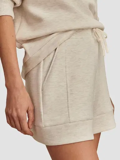 Varley Women's Atrium Jersey Drawstring Shorts - Marl | Thumbnail 4