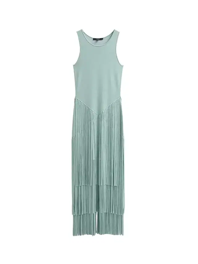 Women's Jora Fringe Maxi Dress - Sea Breeze
