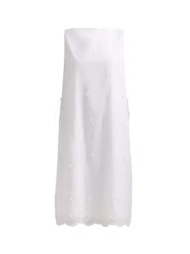 Altuzarra Women's Frida Floral-Embroidered Cotton Shift Dress | Thumbnail 1 Altuzarra Women's Frida Floral-Embroidered Cotton Shift Dress | Thumbnail 1
