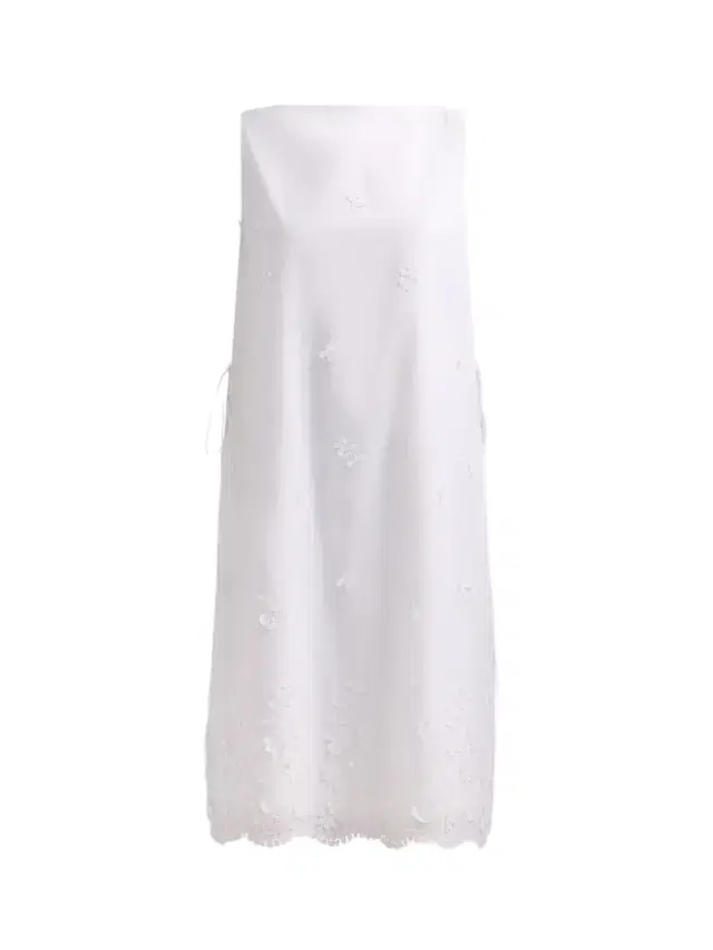 Women's Frida Floral-Embroidered Cotton Shift Dress - Optic White