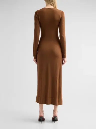 Altuzarra Women's Tingley Jersey Midi Dress - Toffee - Size XL | Thumbnail 3 Altuzarra Women's Tingley Jersey Midi Dress - Toffee - Size XL | Thumbnail 3
