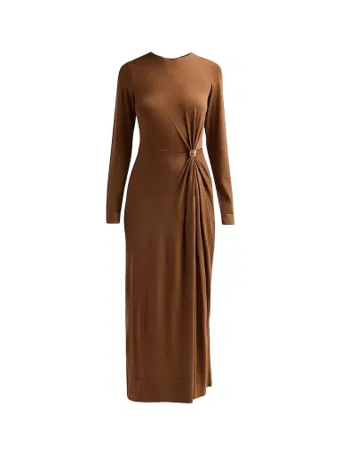 Altuzarra Women's Tingley Jersey Midi Dress - Toffee - Size XL | Thumbnail 1 Altuzarra Women's Tingley Jersey Midi Dress - Toffee - Size XL | Thumbnail 1
