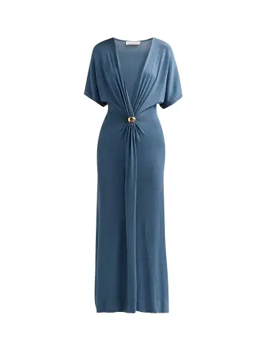 Altuzarra Women's Rene Gathered Midi Dress | Thumbnail 1 Altuzarra Women's Rene Gathered Midi Dress | Thumbnail 1