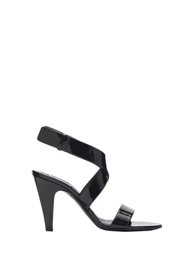 ALAIA Women's 90MM Leather Cone Heel Sandals - Noir