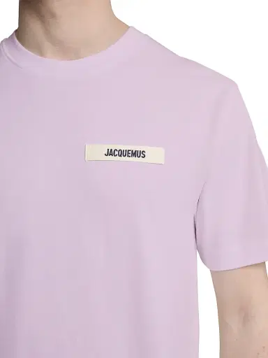 Jacquemus Men's Grosgrain Logo Cotton T-Shirt | Thumbnail 5
