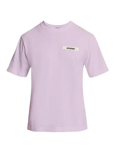 Jacquemus Men's Grosgrain Logo Cotton T-Shirt | Thumbnail 1