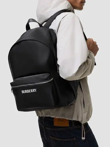 Burberry Men's Jett Nylon Backpack - Black | Thumbnail 2