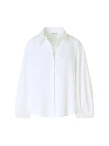 Akris punto Women's Washed Cotton Boxy Shirt - Cream - Size 16 | Thumbnail 1 Akris punto Women's Washed Cotton Boxy Shirt - Cream - Size 16 | Thumbnail 1