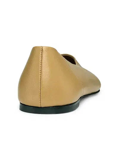 TOTEME Women's Leather Ballerina Flats - Desert - Size 10 | Thumbnail 3 TOTEME Women's Leather Ballerina Flats - Desert - Size 10 | Thumbnail 3