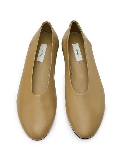 TOTEME Women's Leather Ballerina Flats - Desert - Size 10 | Thumbnail 4 TOTEME Women's Leather Ballerina Flats - Desert - Size 10 | Thumbnail 4
