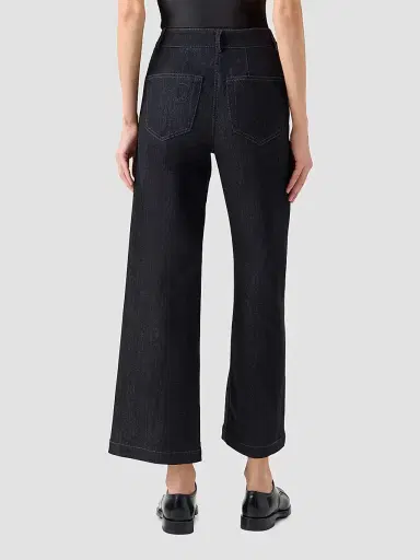 Akris punto Women's Caia High-Rise Crop Jeans | Thumbnail 3 Akris punto Women's Caia High-Rise Crop Jeans | Thumbnail 3