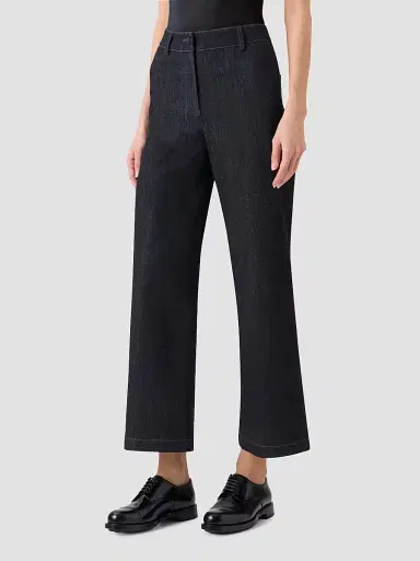 Akris punto Women's Caia High-Rise Crop Jeans | Thumbnail 5 Akris punto Women's Caia High-Rise Crop Jeans | Thumbnail 5