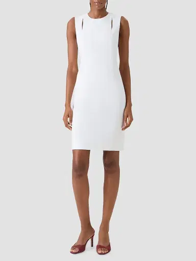 Akris punto Women's Slot Cut-Out Jersey Sheath Mini Dress | Thumbnail 2 Akris punto Women's Slot Cut-Out Jersey Sheath Mini Dress | Thumbnail 2