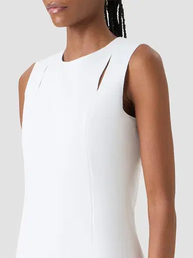 Akris punto Women's Slot Cut-Out Jersey Sheath Mini Dress | Thumbnail 5 Akris punto Women's Slot Cut-Out Jersey Sheath Mini Dress | Thumbnail 5