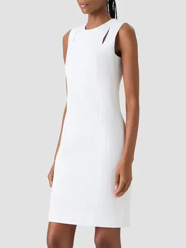Akris punto Women's Slot Cut-Out Jersey Sheath Mini Dress | Thumbnail 6 Akris punto Women's Slot Cut-Out Jersey Sheath Mini Dress | Thumbnail 6