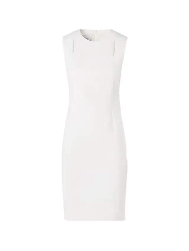 Akris punto Women's Slot Cut-Out Jersey Sheath Mini Dress - Cream