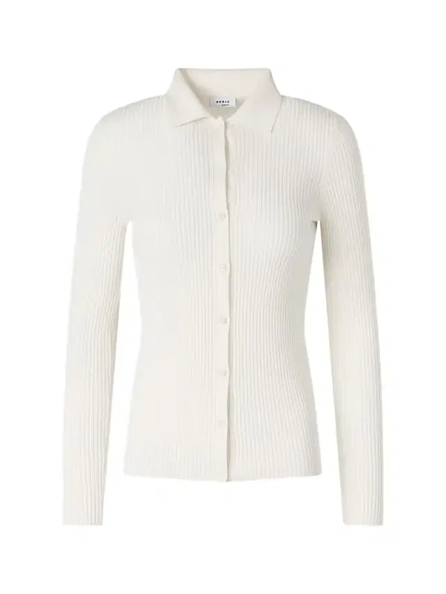 Women's Rib-Knit Wool Shirt - Cream