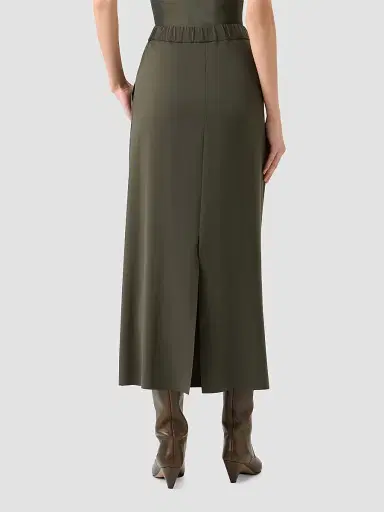 Akris punto Women's Lasercut Crêpe Drawstring Midi Skirt | Thumbnail 2 Akris punto Women's Lasercut Crêpe Drawstring Midi Skirt | Thumbnail 2