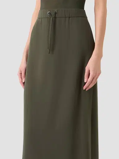 Akris punto Women's Lasercut Crêpe Drawstring Midi Skirt | Thumbnail 4 Akris punto Women's Lasercut Crêpe Drawstring Midi Skirt | Thumbnail 4