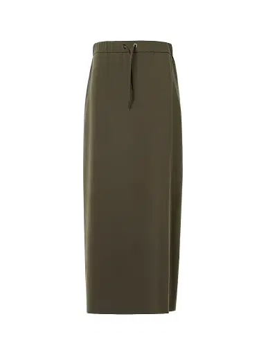 Akris punto Women's Lasercut Crêpe Drawstring Midi Skirt | Thumbnail 1 Akris punto Women's Lasercut Crêpe Drawstring Midi Skirt | Thumbnail 1
