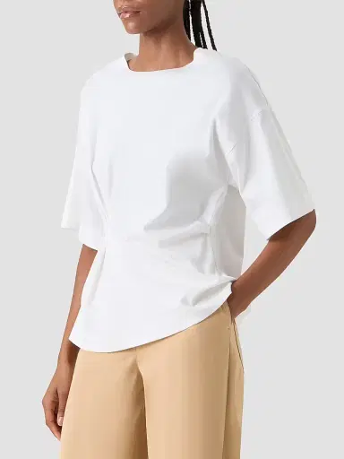 Akris punto Women's Pinched Jersey T-Shirt | Thumbnail 6 Akris punto Women's Pinched Jersey T-Shirt | Thumbnail 6