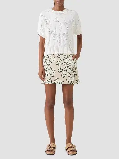 Akris punto Women's Textured Knit Wool Sweater | Thumbnail 2 Akris punto Women's Textured Knit Wool Sweater | Thumbnail 2