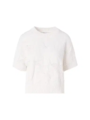 Akris punto Women's Textured Knit Wool Sweater | Thumbnail 1 Akris punto Women's Textured Knit Wool Sweater | Thumbnail 1